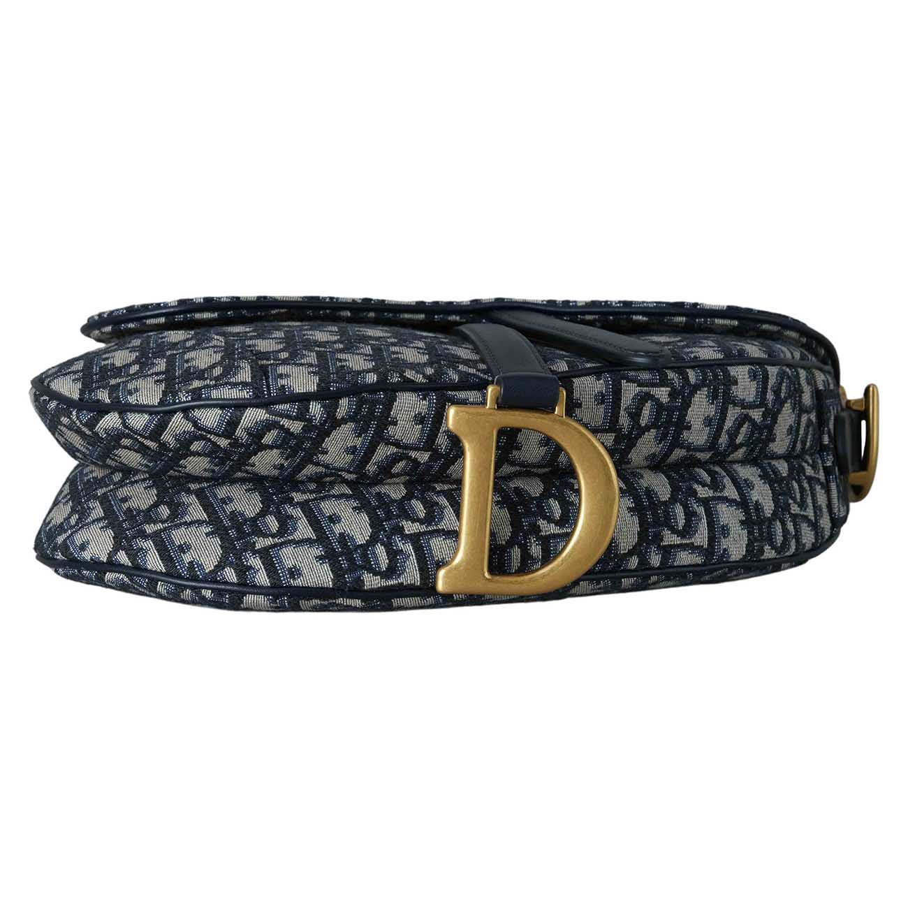 CHRISTIAN DIOR(USED)크리스찬디올 오블리크 새들백 미듐 & 스트랩
